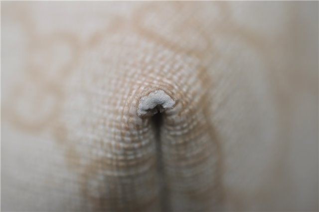 Authentic GUCCI Vintage Shoulder Tote Bag GG PVC Leather 211138 Ivory 3172F