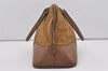 Authentic PRADA Vintage Nylon Tessuto Leather Shoulder Hand Bag Brown 3172I