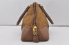 Authentic PRADA Vintage Nylon Tessuto Leather Shoulder Hand Bag Brown 3172I