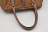Authentic PRADA Vintage Nylon Tessuto Leather Shoulder Hand Bag Brown 3172I