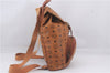 Authentic MCM Visetos Leather Vintage Backpack Brown 3173D