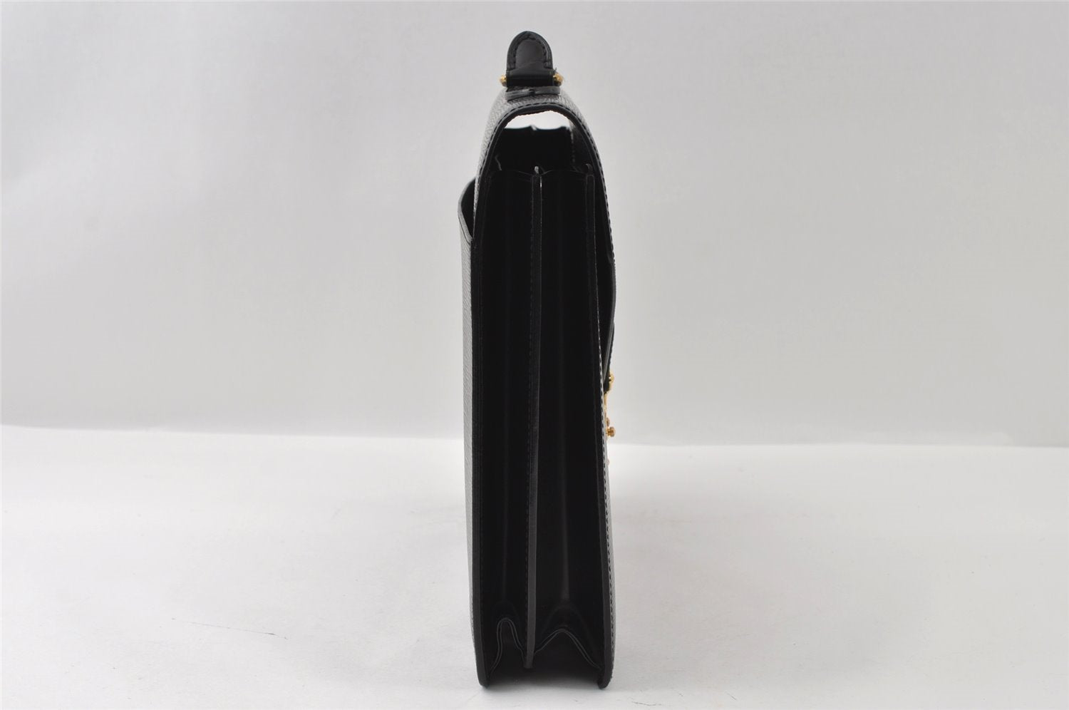 Authentic Louis Vuitton Epi Serviette Conseiller Briefcase Black M54422 LV 3173I