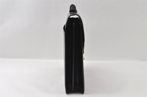 Authentic Louis Vuitton Epi Serviette Conseiller Briefcase Black M54422 LV 3173I