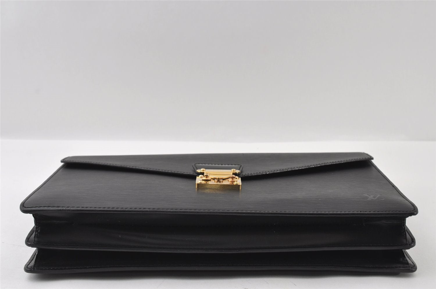 Authentic Louis Vuitton Epi Serviette Conseiller Briefcase Black M54422 LV 3173I