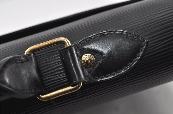 Authentic Louis Vuitton Epi Serviette Conseiller Briefcase Black M54422 LV 3173I
