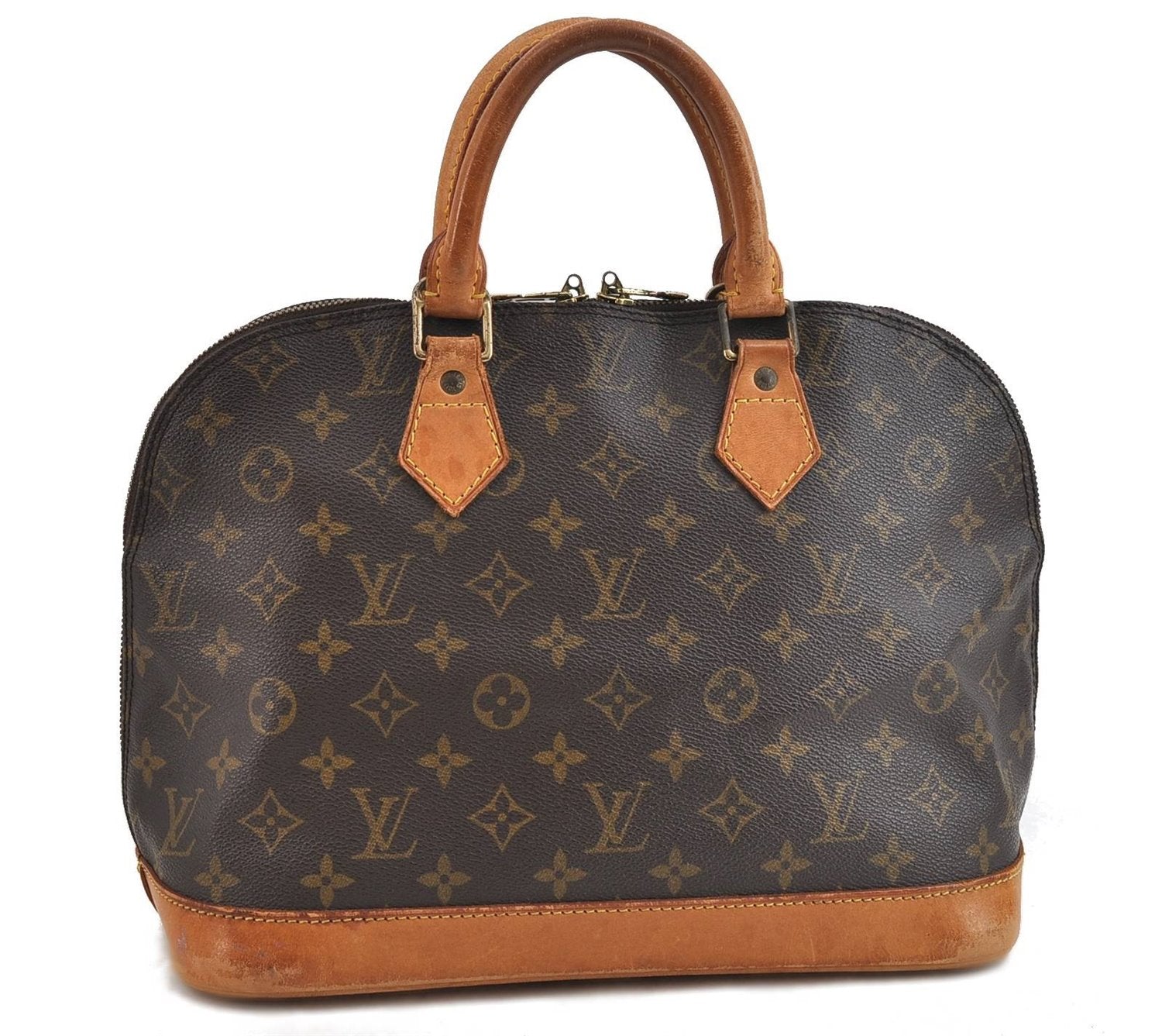 Authentic Louis Vuitton Monogram Alma Hand Bag Purse M51130 LV 3174D