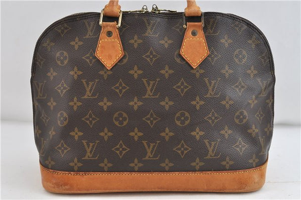 Authentic Louis Vuitton Monogram Alma Hand Bag Purse M51130 LV 3174D