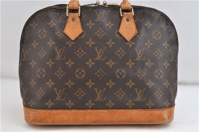 Authentic Louis Vuitton Monogram Alma Hand Bag Purse M51130 LV 3174D