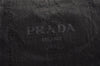 Authentic PRADA Vintage Canapa M Denim 2Way Shoulder Hand Bag Gray 3176I