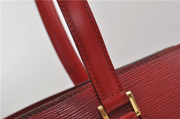 Authentic Louis Vuitton Epi Duplex Shoulder Hand Red M52427 LV 3177D