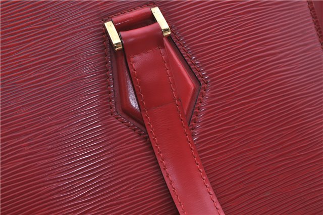 Authentic Louis Vuitton Epi Duplex Shoulder Hand Red M52427 LV 3177D