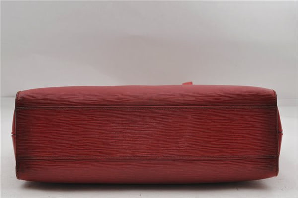Authentic Louis Vuitton Epi Duplex Shoulder Hand Red M52427 LV 3177D