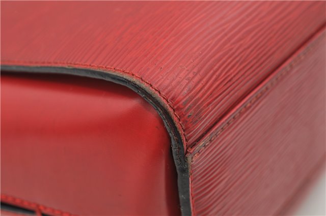 Authentic Louis Vuitton Epi Duplex Shoulder Hand Red M52427 LV 3177D