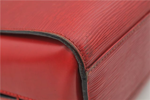Authentic Louis Vuitton Epi Duplex Shoulder Hand Red M52427 LV 3177D