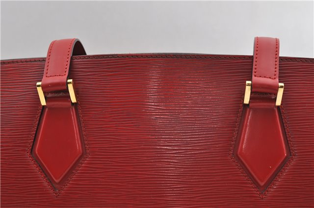 Authentic Louis Vuitton Epi Duplex Shoulder Hand Red M52427 LV 3177D