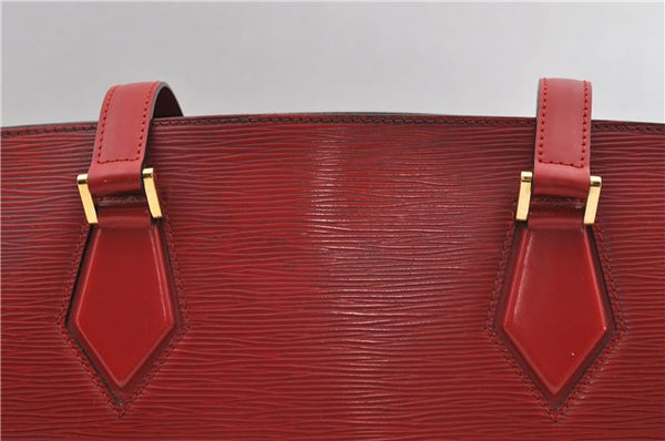 Authentic Louis Vuitton Epi Duplex Shoulder Hand Red M52427 LV 3177D