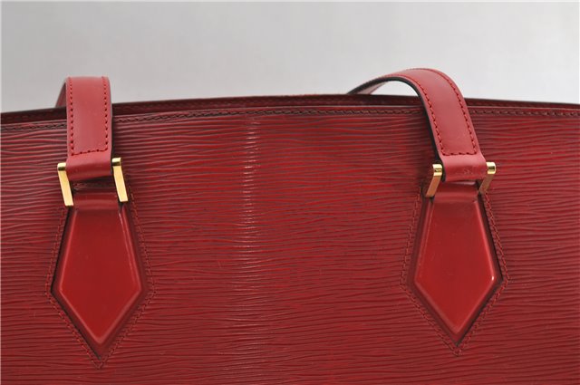 Authentic Louis Vuitton Epi Duplex Shoulder Hand Red M52427 LV 3177D