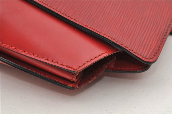 Authentic Louis Vuitton Epi Duplex Shoulder Hand Red M52427 LV 3177D