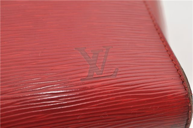 Authentic Louis Vuitton Epi Duplex Shoulder Hand Red M52427 LV 3177D