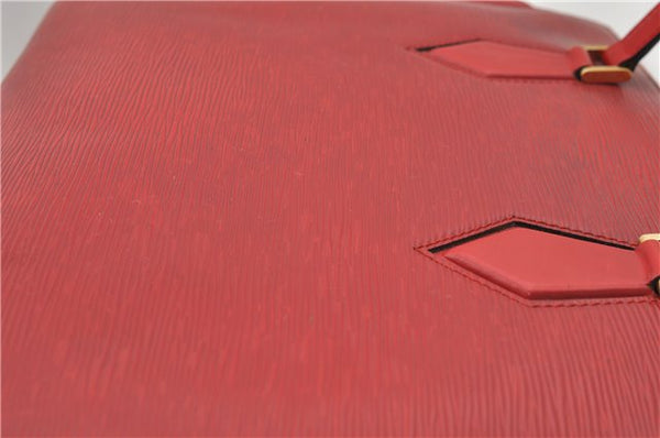 Authentic Louis Vuitton Epi Duplex Shoulder Hand Red M52427 LV 3177D