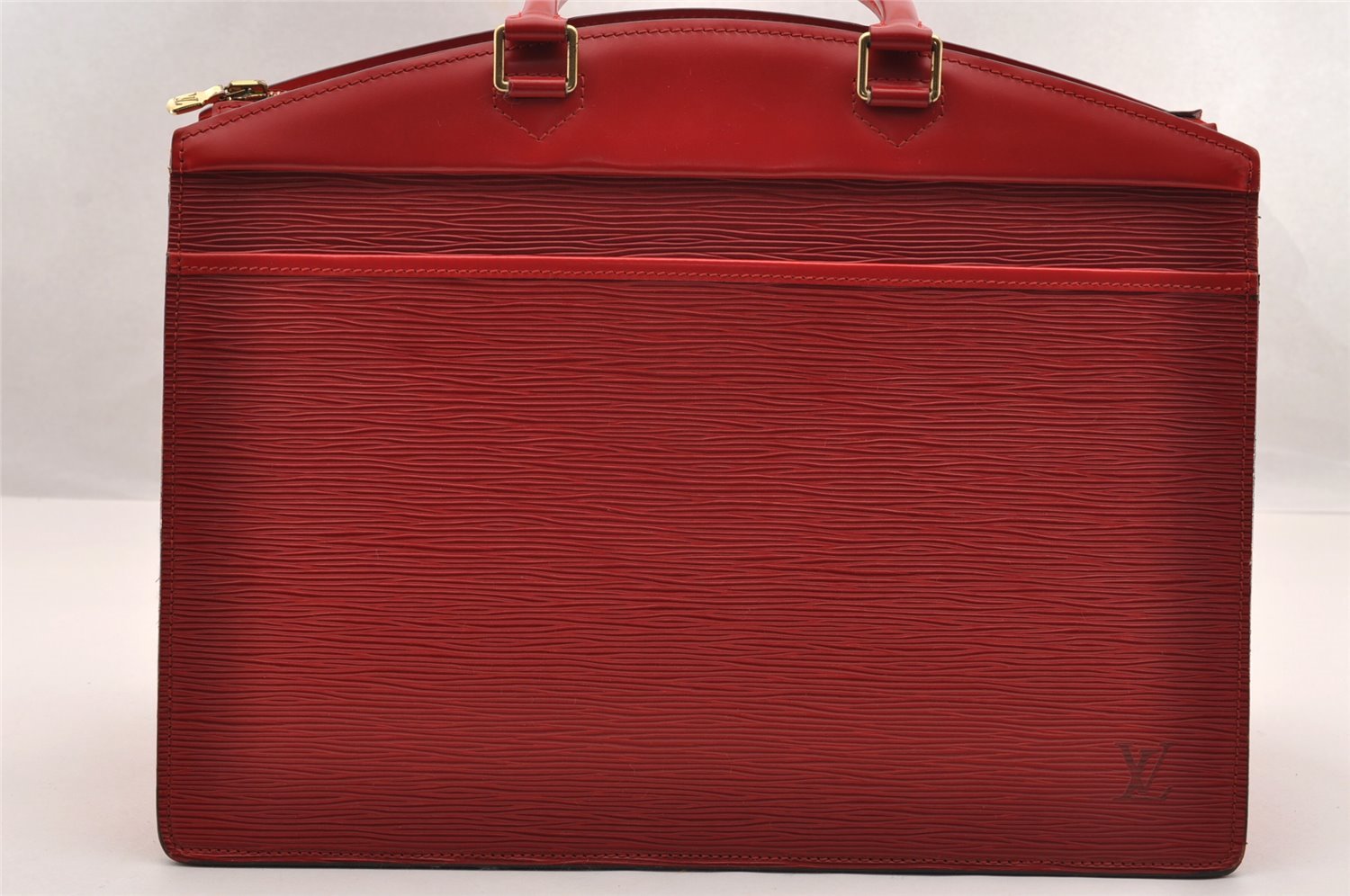 Authentic Louis Vuitton Epi Riviera Hand Bag Red M48187 LV 3179I