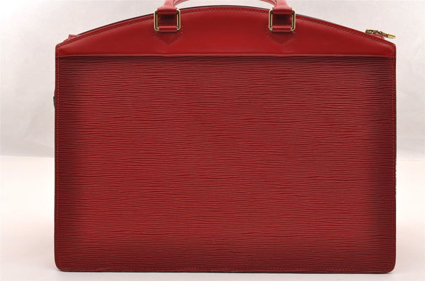 Authentic Louis Vuitton Epi Riviera Hand Bag Red M48187 LV 3179I