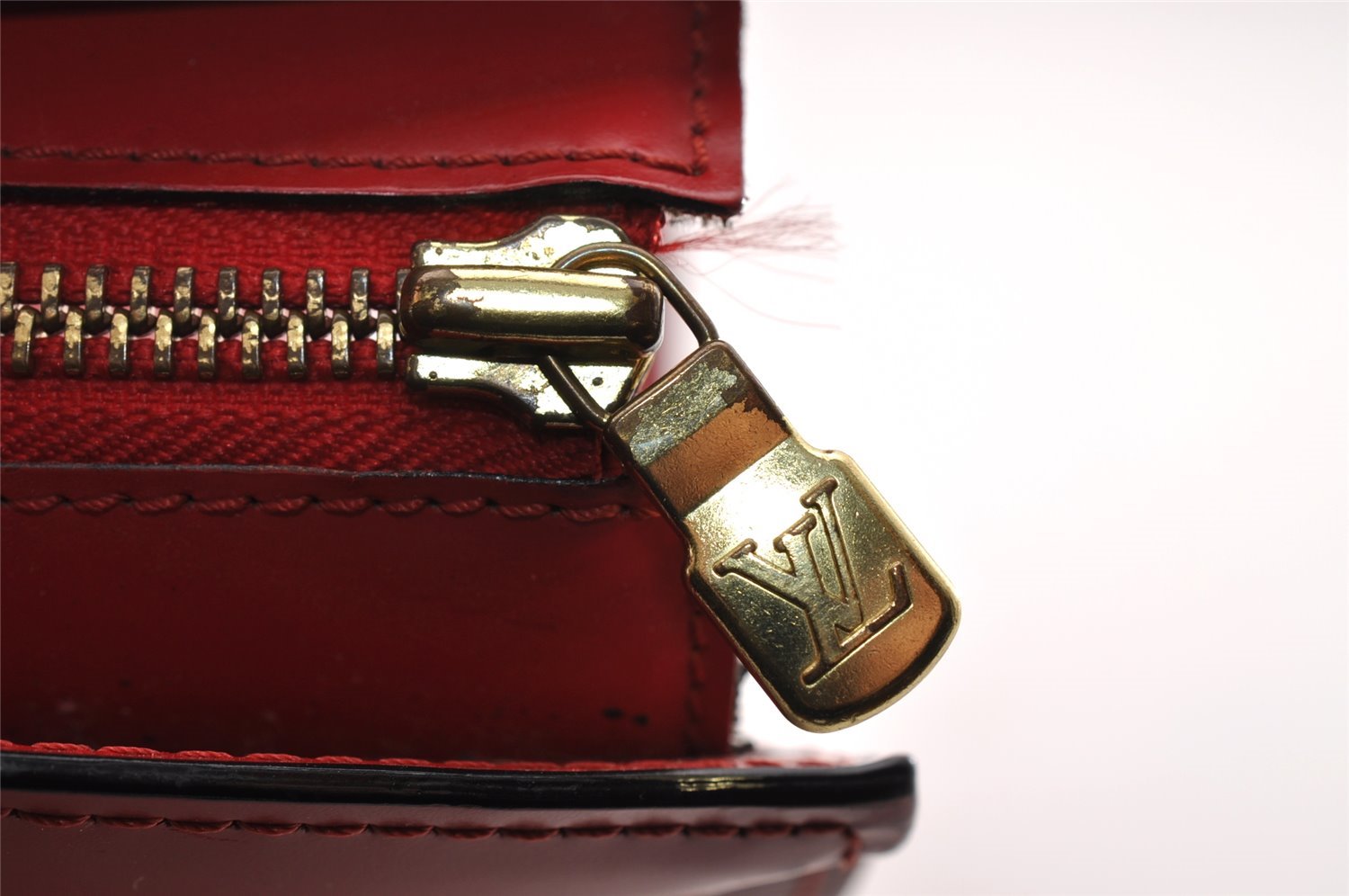 Authentic Louis Vuitton Epi Riviera Hand Bag Red M48187 LV 3179I