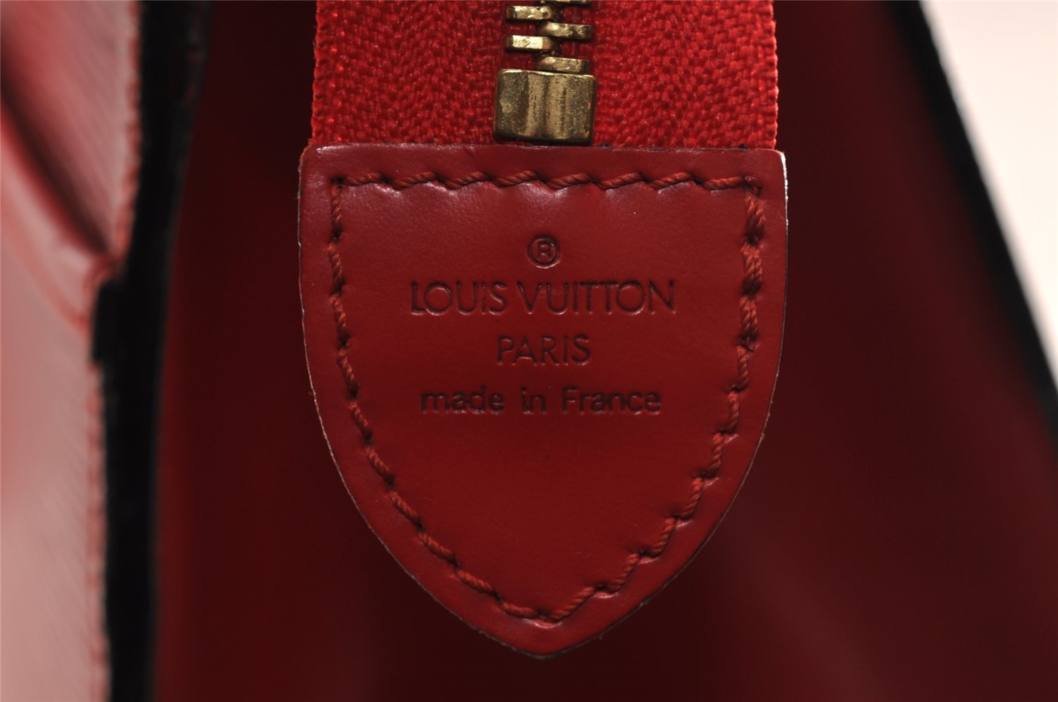 Authentic Louis Vuitton Epi Riviera Hand Bag Red M48187 LV 3179I