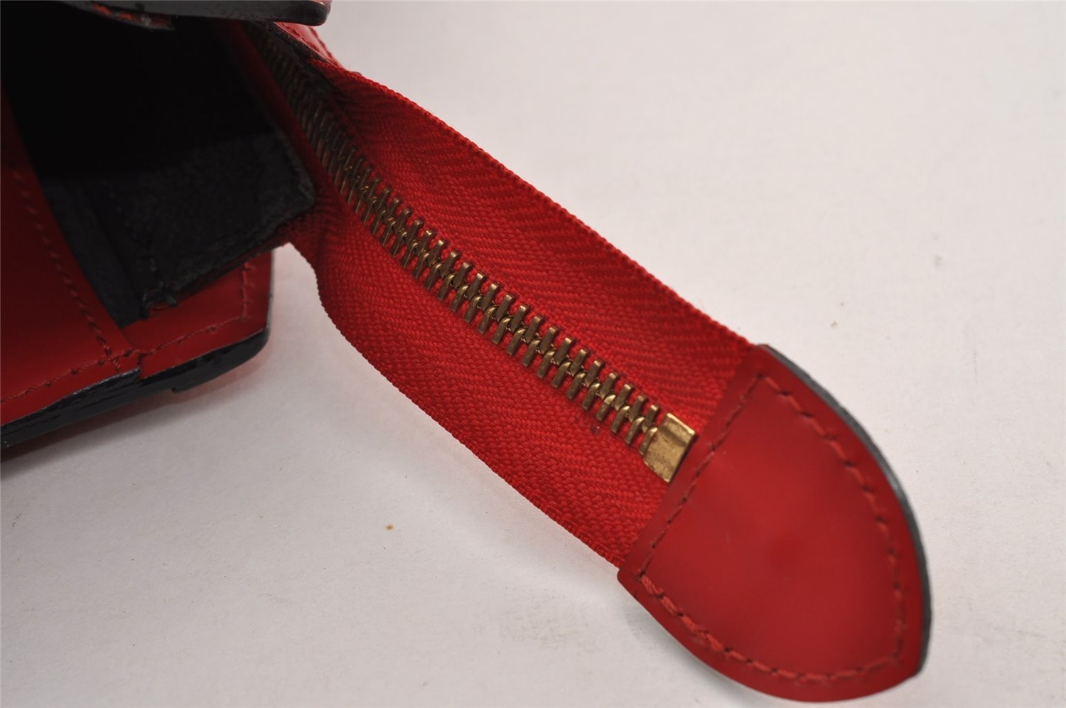 Authentic Louis Vuitton Epi Riviera Hand Bag Red M48187 LV 3179I