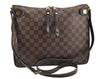 Authentic Louis Vuitton Damier Duomo Shoulder Cross Body Bag N41425 LV 3180I