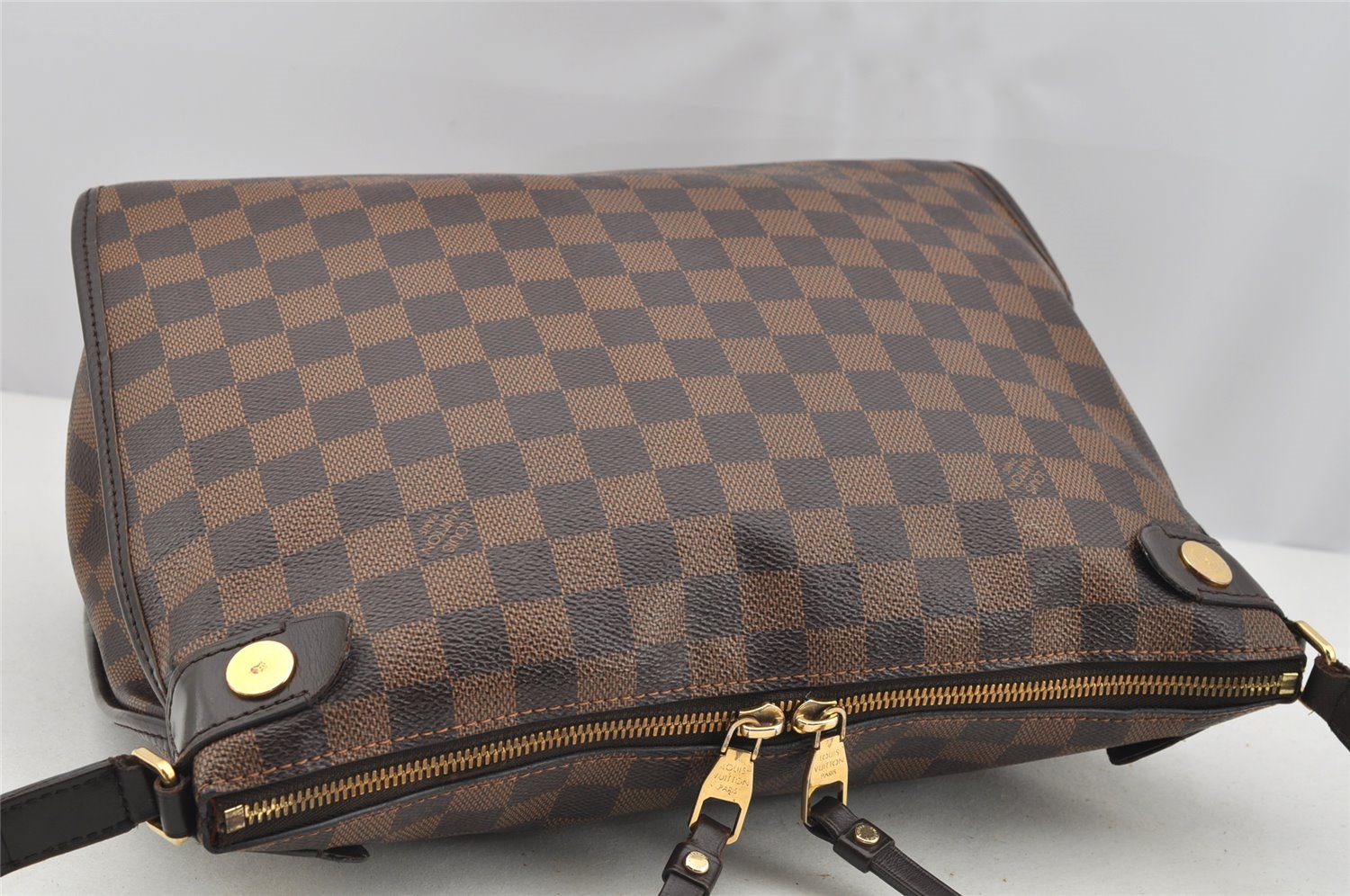 Authentic Louis Vuitton Damier Duomo Shoulder Cross Body Bag N41425 LV 3180I