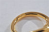 Authentic HERMES Scarf Ring Jumbo Circle Design Gold 3181F