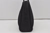 Authentic PRADA Vintage Nylon Tessuto Leather Shoulder Hand Tote Bag Black 3182I