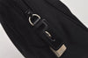 Authentic PRADA Vintage Nylon Tessuto Leather Shoulder Hand Tote Bag Black 3182I