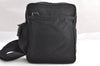 Authentic PRADA Tessuto Sport Nylon Leather Shoulder Cross Bag V261 Black 3183I