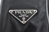 Authentic PRADA Tessuto Sport Nylon Leather Shoulder Cross Bag V261 Black 3183I