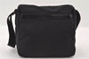 Authentic PRADA Nylon Tessuto Leather Shoulder Cross Body Bag Purse Black 3185I