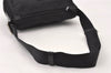 Authentic PRADA Nylon Tessuto Leather Shoulder Cross Body Bag Purse Black 3185I