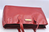 Authentic Louis Vuitton Vernis Wilshire PM Hand Bag Red M93642 LV 3187B