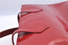 Authentic Louis Vuitton Vernis Wilshire PM Hand Bag Red M93642 LV 3187B