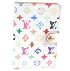 Authentic Louis Vuitton Monogram Multicolor Carnet De Bal Card Case White 3187H