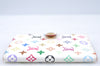 Authentic Louis Vuitton Monogram Multicolor Carnet De Bal Card Case White 3187H