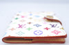 Authentic Louis Vuitton Monogram Multicolor Carnet De Bal Card Case White 3187H
