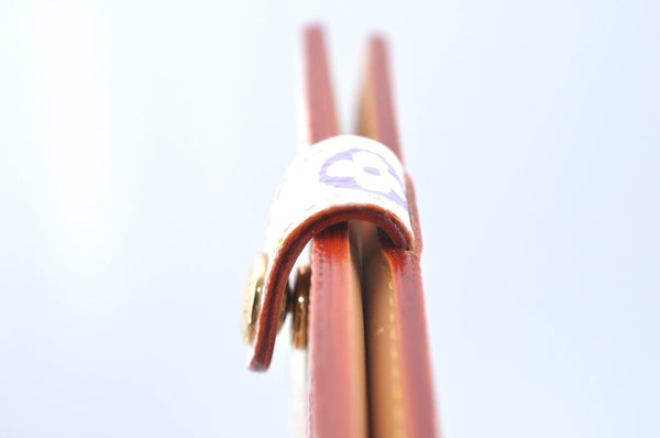 Authentic Louis Vuitton Monogram Multicolor Carnet De Bal Card Case White 3187H