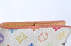 Authentic Louis Vuitton Monogram Multicolor Carnet De Bal Card Case White 3187H