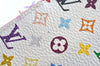 Authentic Louis Vuitton Monogram Multicolor Carnet De Bal Card Case White 3187H