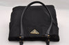 Authentic PRADA Tessuto Basic Nylon Leather Shoulder Hand Bag B11214 Black 3187I