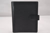 Authentic Louis Vuitton Epi Agenda GM Notebook Cover Black R20212 LV 3188I
