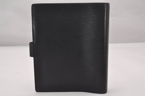 Authentic Louis Vuitton Epi Agenda GM Notebook Cover Black R20212 LV 3188I