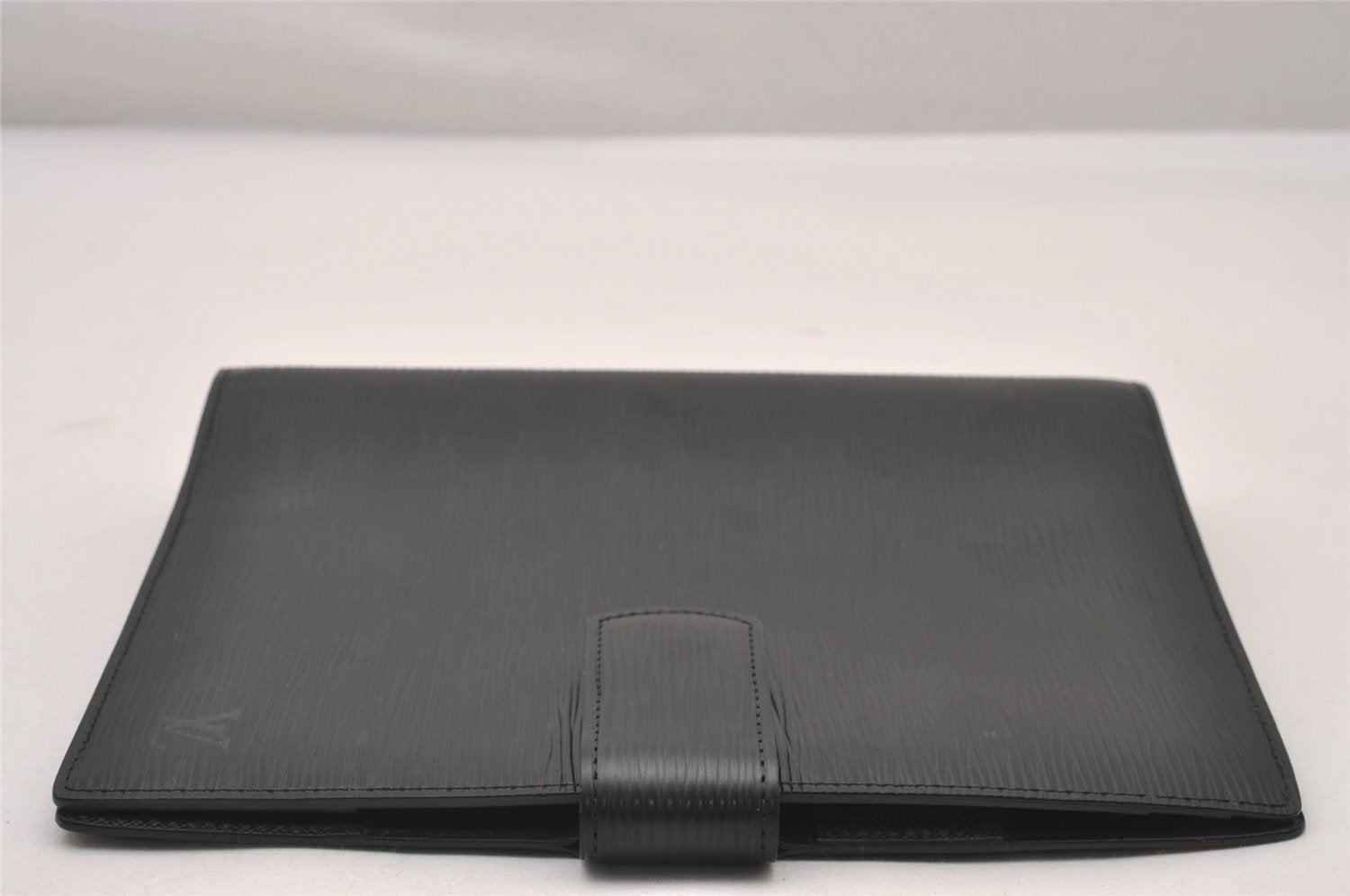 Authentic Louis Vuitton Epi Agenda GM Notebook Cover Black R20212 LV 3188I
